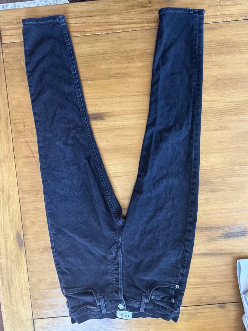 AGOLDE Black High-Rise Skinny Jeans Size 27
